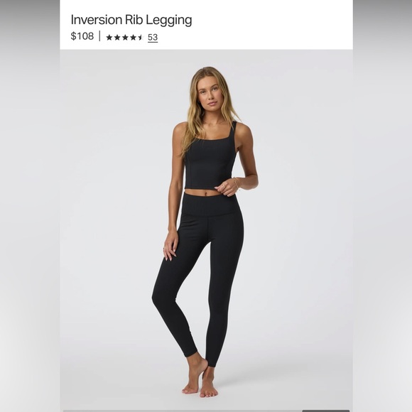 Vuori Inversion Rib Leggings - Picture 1 of 3